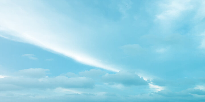 Summer clouds abstract graphics creative background pattern soft effect live atmosphere, sunny, clear, fluffy sun light effect on the column white clouds color reflection image wallpaper banner templt