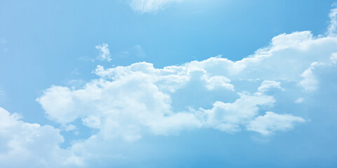 blue sky clouds abstract background women power no war peace sun light effect on the clouds bright life new life new pattern new thinking banner space for text live art physiology deep brain strome 