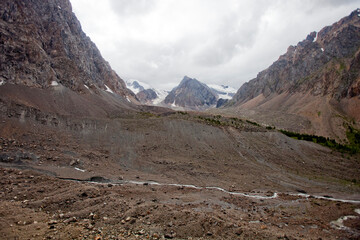 Aktru valley. Altai Mountains landscape