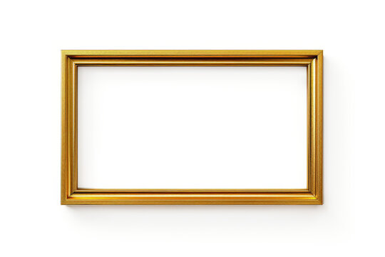 Horizontal Elegant Gold Picture Frame