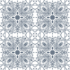 Монохромный  seamless pattern with arabesques  in a retro style. Vector illustration