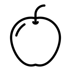 apple line icon