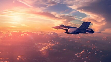 a plane flying in the sky above the clouds