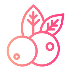 berries gradient icon