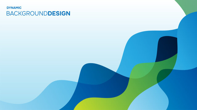 Abstract combine soft blue dynamic background