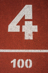 Tory nr 4 do biegów lekkoatletycznych © TM 360