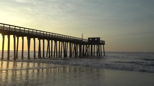 Avalon, New Jersey Fishing Pier at Sunrise