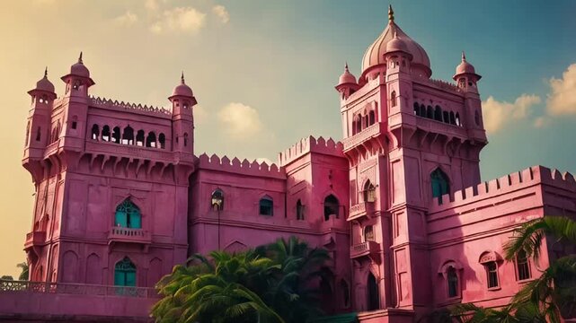 Ahsan Manzil pink castle Bangladesh