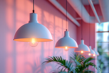 Obraz premium Ceramic Glass and Metal Lamps