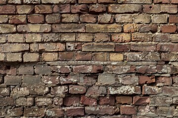 Fototapeta premium Old weathered brick wall texture background
