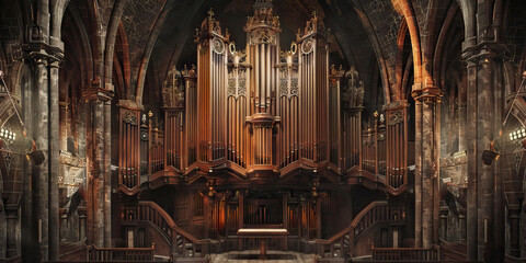Pipe Organ Room: A hidden chamber behind the main altar, housing the pipe organ and its intricate network of pipes