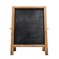 Obraz premium Blank blackboard chalkboard sign menu mockup. PNG.