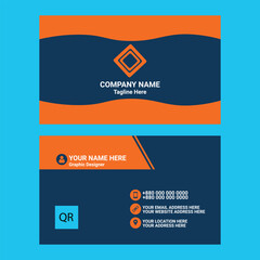 creative modern business card design template