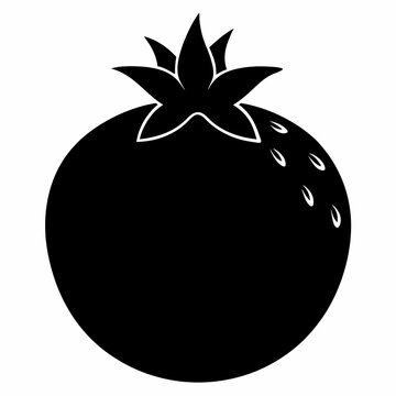 recommend clip art: Pomegranate Black silhouette