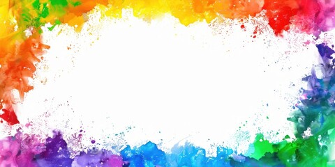 Obraz premium A lively and vibrant background with a splatter of paint in various colors creating an artistic, abstract pattern.