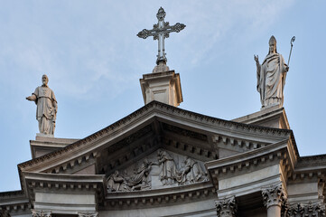 Obraz premium Views of the historic centers of the city of Turin