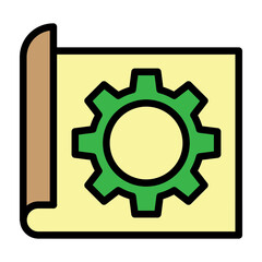Clickable Prototype Vector Filled Icon Design