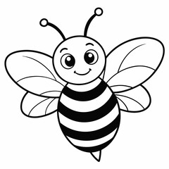 cute bee and honey vector files