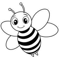 cute bee and honey vector files
