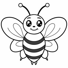 cute bee and honey vector files