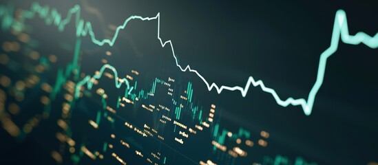 Clean and simple stock chart showing a gradual rise in stock prices, reflecting consistent growth.