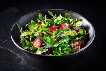 Refreshing Arugula and Strawberry Salad for Any Meal