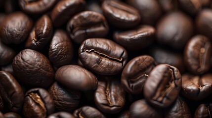 Fototapeta premium This is a coffee beans background