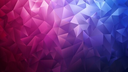Obraz premium Captivating geometric backdrop shifting from rich purple to lively blue, showcasing an array of modern shapes and patterns for a stylish and chic appeal