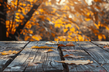  Rustic Wood Background in Autumn vibe