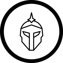 Armor Helmet Icon Design
