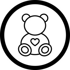 Teddy Bear Icon Design