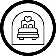 Romantic Room Icon Design
