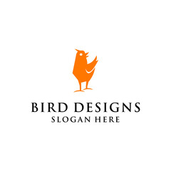 simple concept of ugly bird