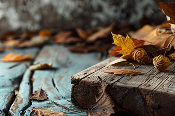  Rustic Wood Background in Autumn vibe