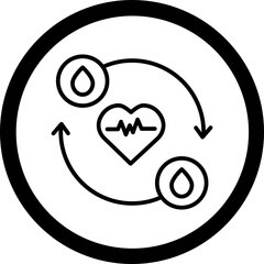 Blood Transfusion Vector Icon Design