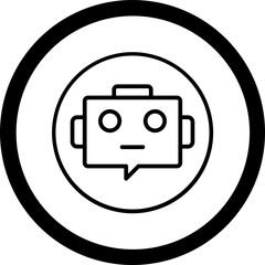 Bot Vector Icon Design
