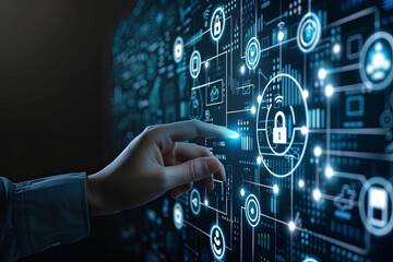 Cyber Security Data Protection Business Privacy concept
