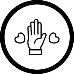 Hand Vector Icon Design