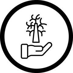Tree Of Life Vector Icon Design