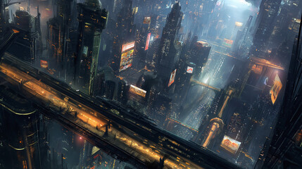 Futuristic city
