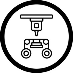 Laminated Object Manufacturing Icon Design