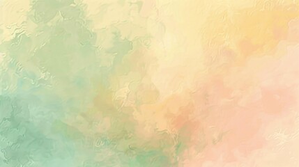 Fototapeta premium A calming pastel background with a blend of pale green, soft pink, and light yellow