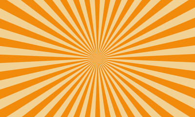 A horizontal vector background of color rays in a circle. Flat lines of abstract fireworks