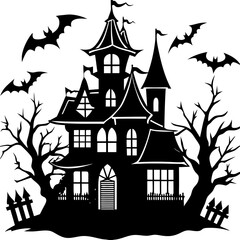 HAUNTED HOUSE SVG , Halloween Bundle Svg, Haunted House Svg Bundle, Haunted House Clipart, Haunted House Svg Cut Files for Cricut