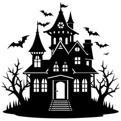 HAUNTED HOUSE SVG , Halloween Bundle Svg, Haunted House Svg Bundle, Haunted House Clipart, Haunted House Svg Cut Files for Cricut
