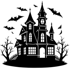 HAUNTED HOUSE SVG , Halloween Bundle Svg, Haunted House Svg Bundle, Haunted House Clipart, Haunted House Svg Cut Files for Cricut