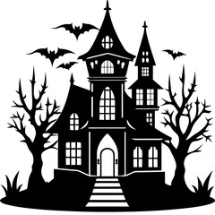 HAUNTED HOUSE SVG , Halloween Bundle Svg, Haunted House Svg Bundle, Haunted House Clipart, Haunted House Svg Cut Files for Cricut