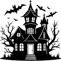 HAUNTED HOUSE SVG , Halloween Bundle Svg, Haunted House Svg Bundle, Haunted House Clipart, Haunted House Svg Cut Files for Cricut