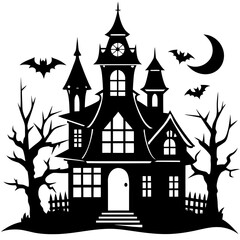 HAUNTED HOUSE SVG , Halloween Bundle Svg, Haunted House Svg Bundle, Haunted House Clipart, Haunted House Svg Cut Files for Cricut