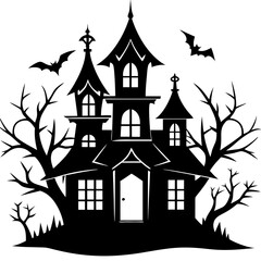 HAUNTED HOUSE SVG , Halloween Bundle Svg, Haunted House Svg Bundle, Haunted House Clipart, Haunted House Svg Cut Files for Cricut